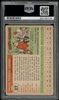 1955 Topps Billy Gardner #27 PSA Authentic Auto Back of card
